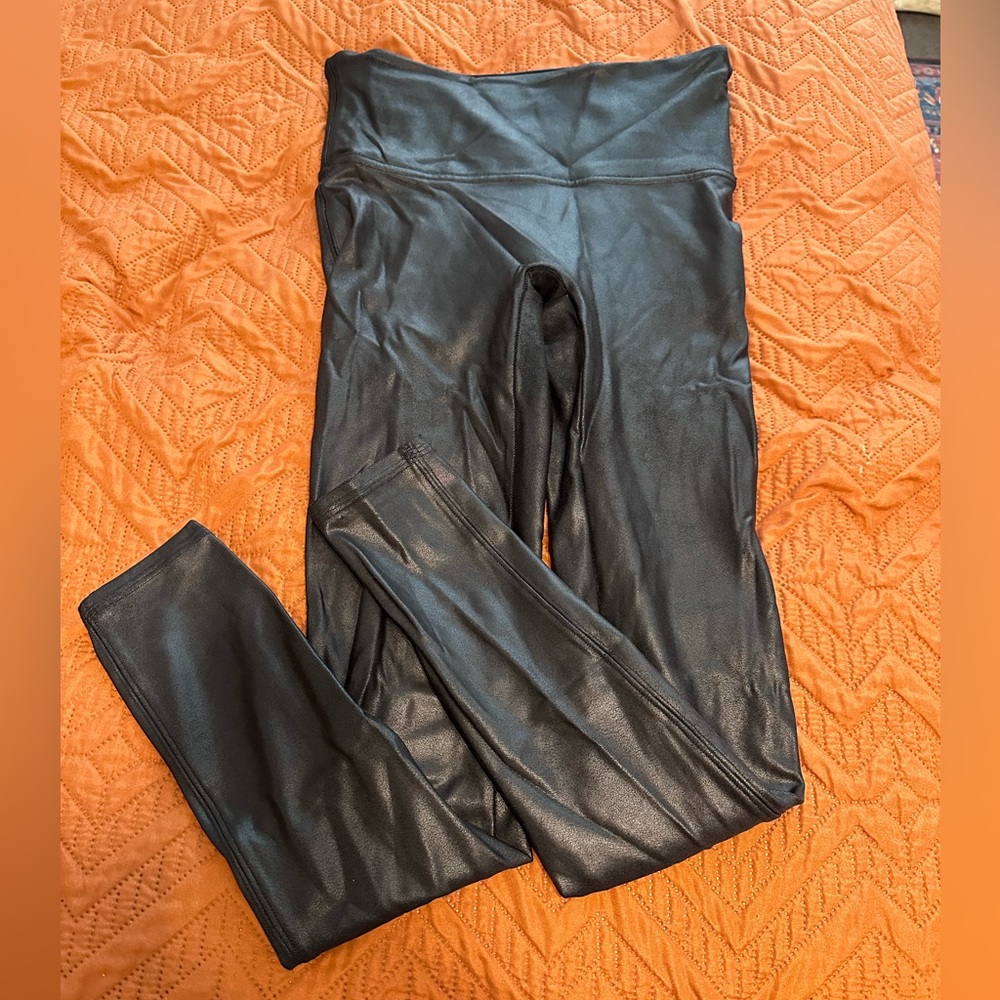 Spanx leather leggings